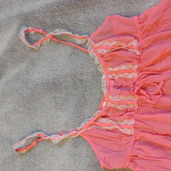 Rare Victoria Secret Babydoll Top/Teddy Set - Picture 2 of 5